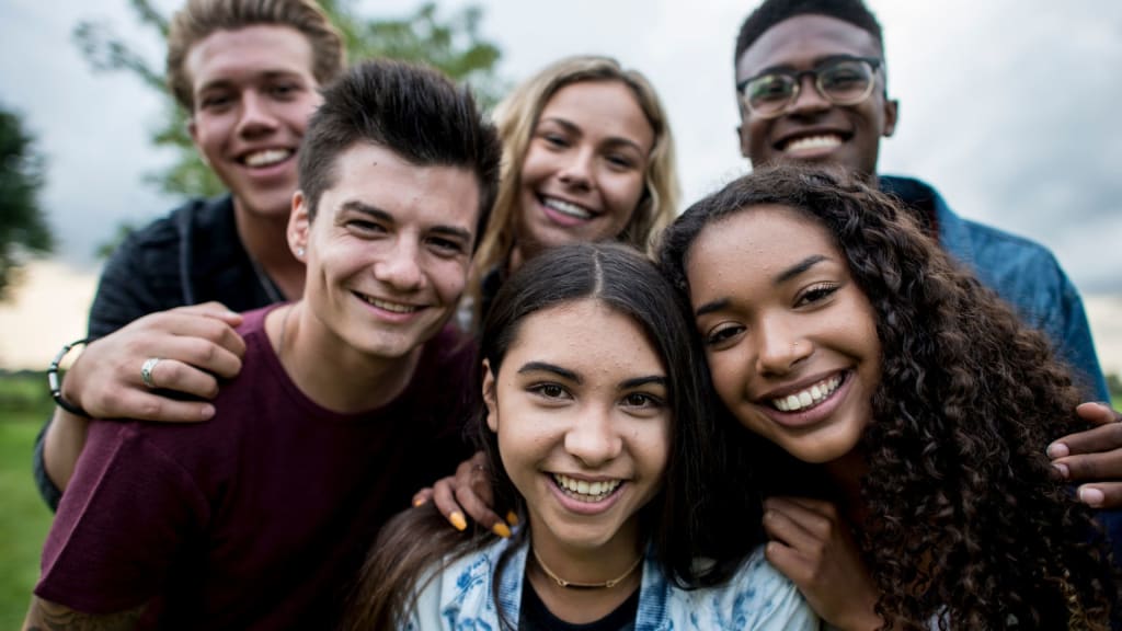 Group Of Teens